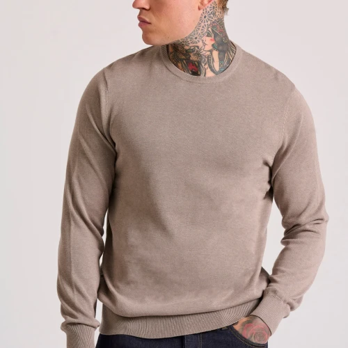 FUNKY BUDDHA Ανδρικό βαμβακερό πουλόβερ - The essentials