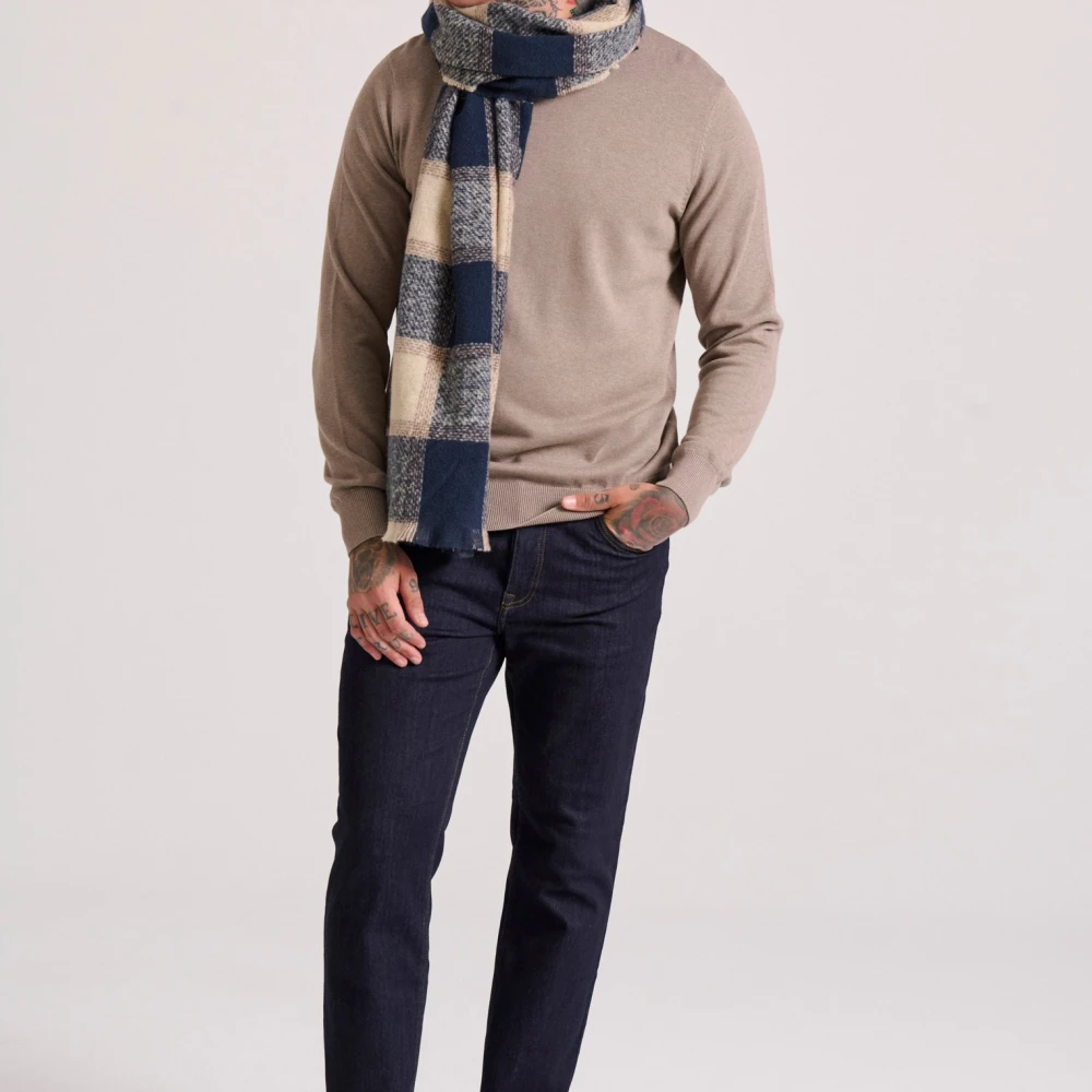 FUNKY BUDDHA Ανδρικό βαμβακερό πουλόβερ - The essentials