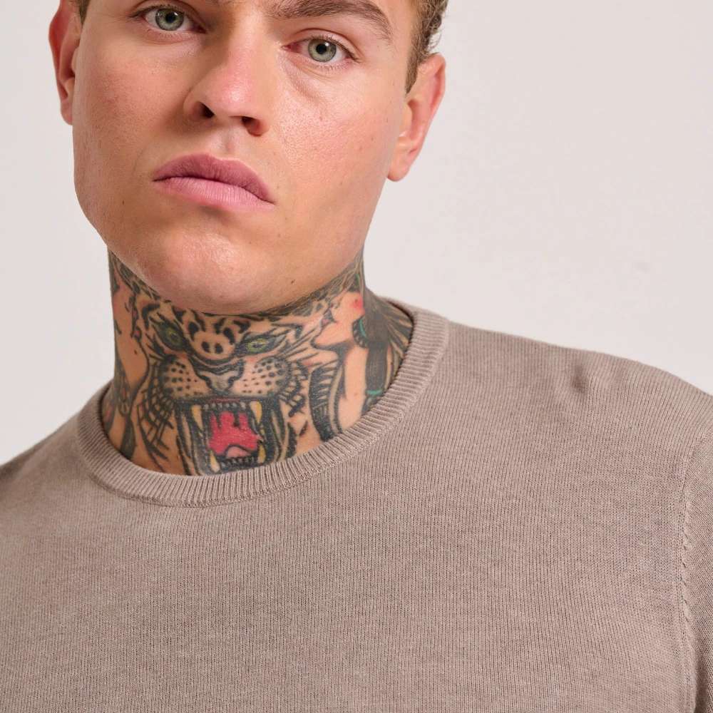 FUNKY BUDDHA Ανδρικό βαμβακερό πουλόβερ - The essentials
