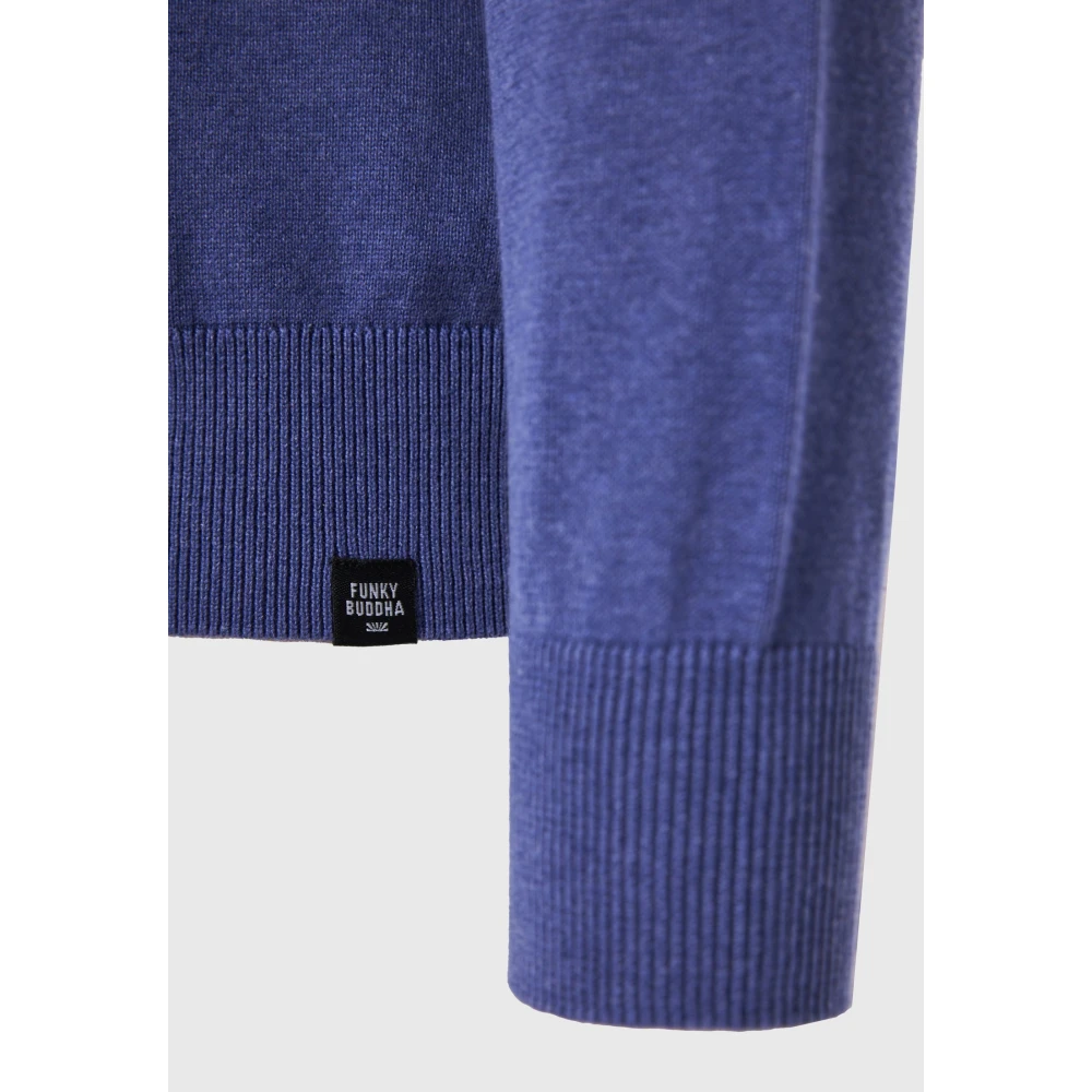 FUNKY BUDDHA Ανδρικό βαμβακερό πουλόβερ - The essentials