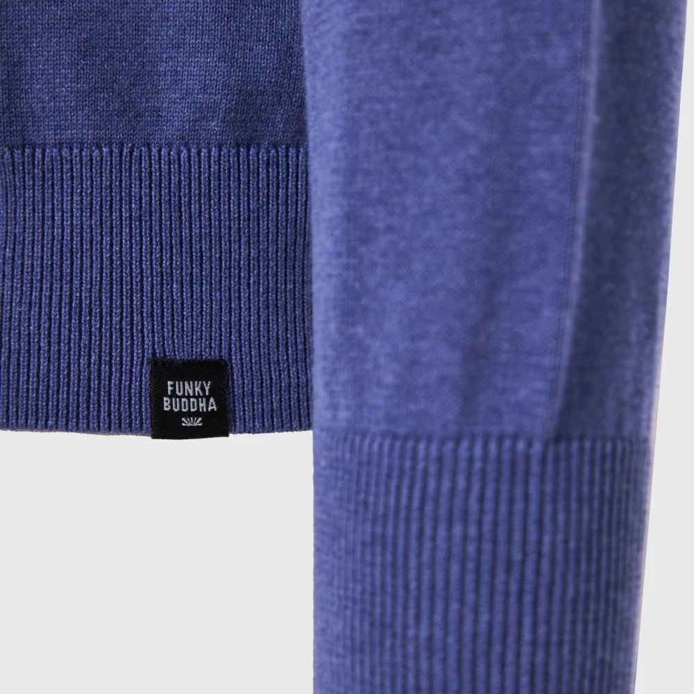 FUNKY BUDDHA Ανδρικό βαμβακερό πουλόβερ - The essentials