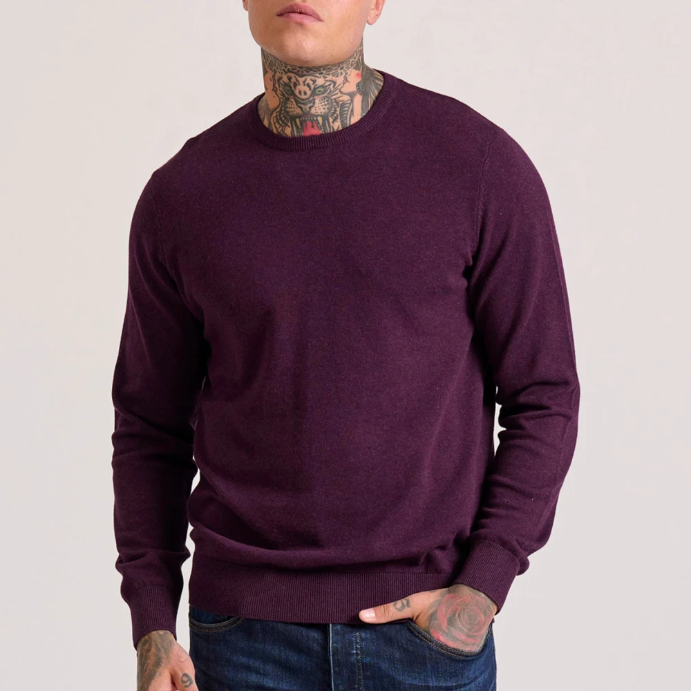 FUNKY BUDDHA Ανδρικό βαμβακερό πουλόβερ - The essentials