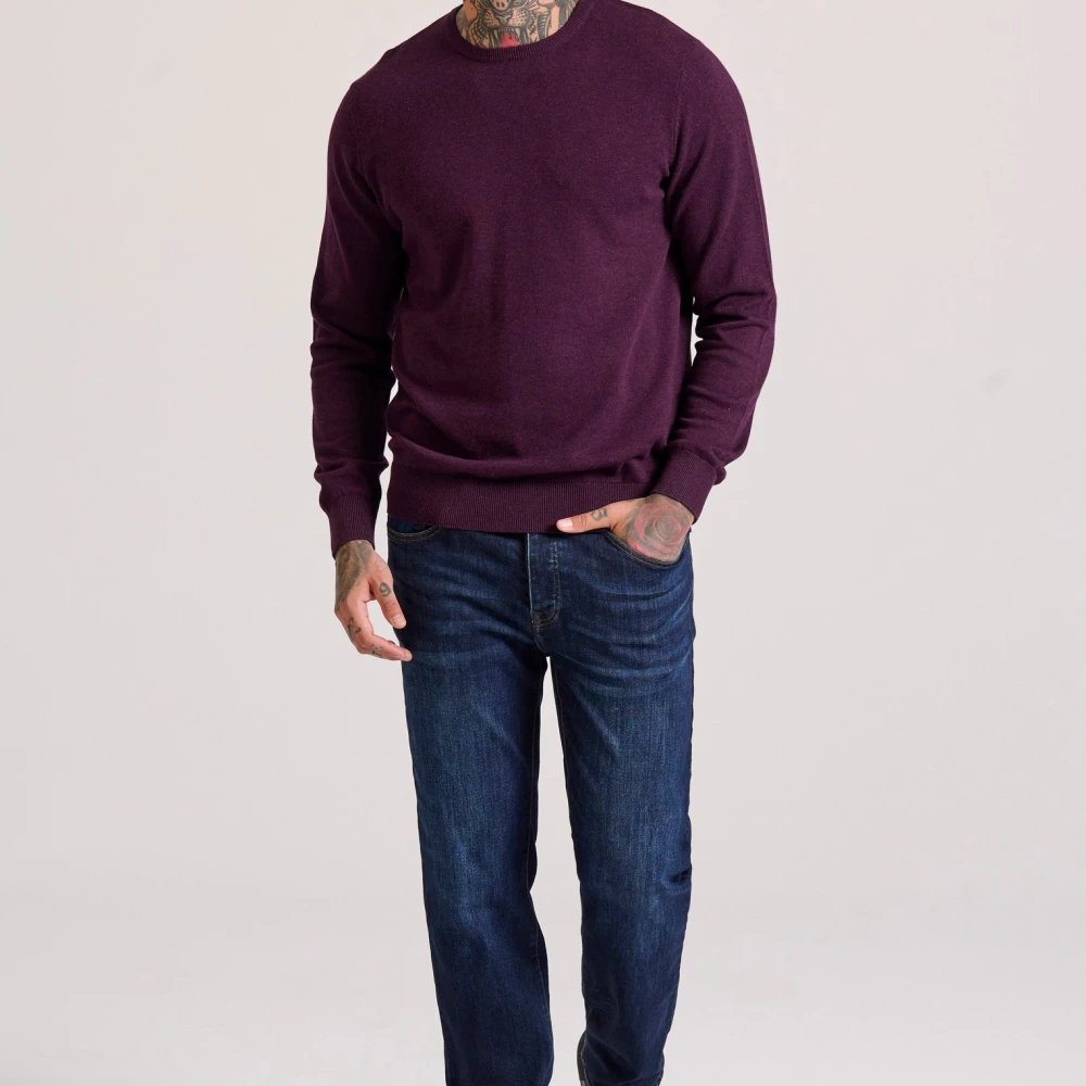 FUNKY BUDDHA Ανδρικό βαμβακερό πουλόβερ - The essentials