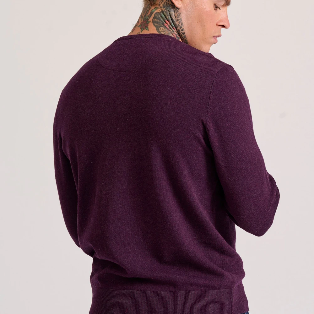 FUNKY BUDDHA Ανδρικό βαμβακερό πουλόβερ - The essentials