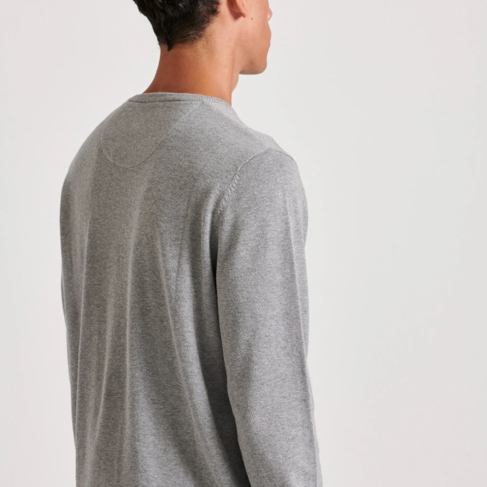 FUNKY BUDDHA Ανδρικό βαμβακερό πουλόβερ - The essentials