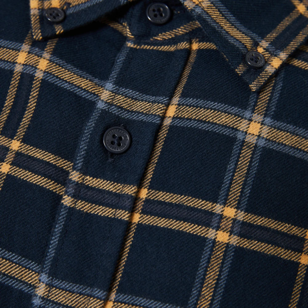 FUNKY BUDDHA Ανδρικό καρό flannel πουκάμισο