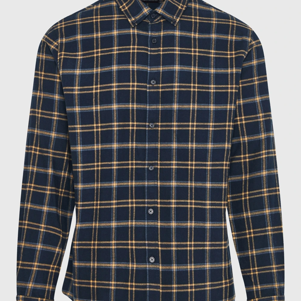 FUNKY BUDDHA Ανδρικό καρό flannel πουκάμισο