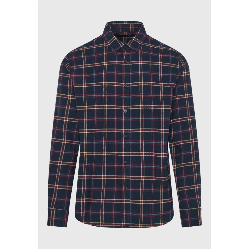 FUNKY BUDDHA Ανδρικό καρό flannel πουκάμισο
