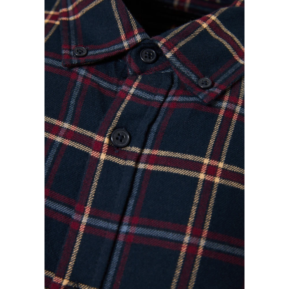 FUNKY BUDDHA Ανδρικό καρό flannel πουκάμισο