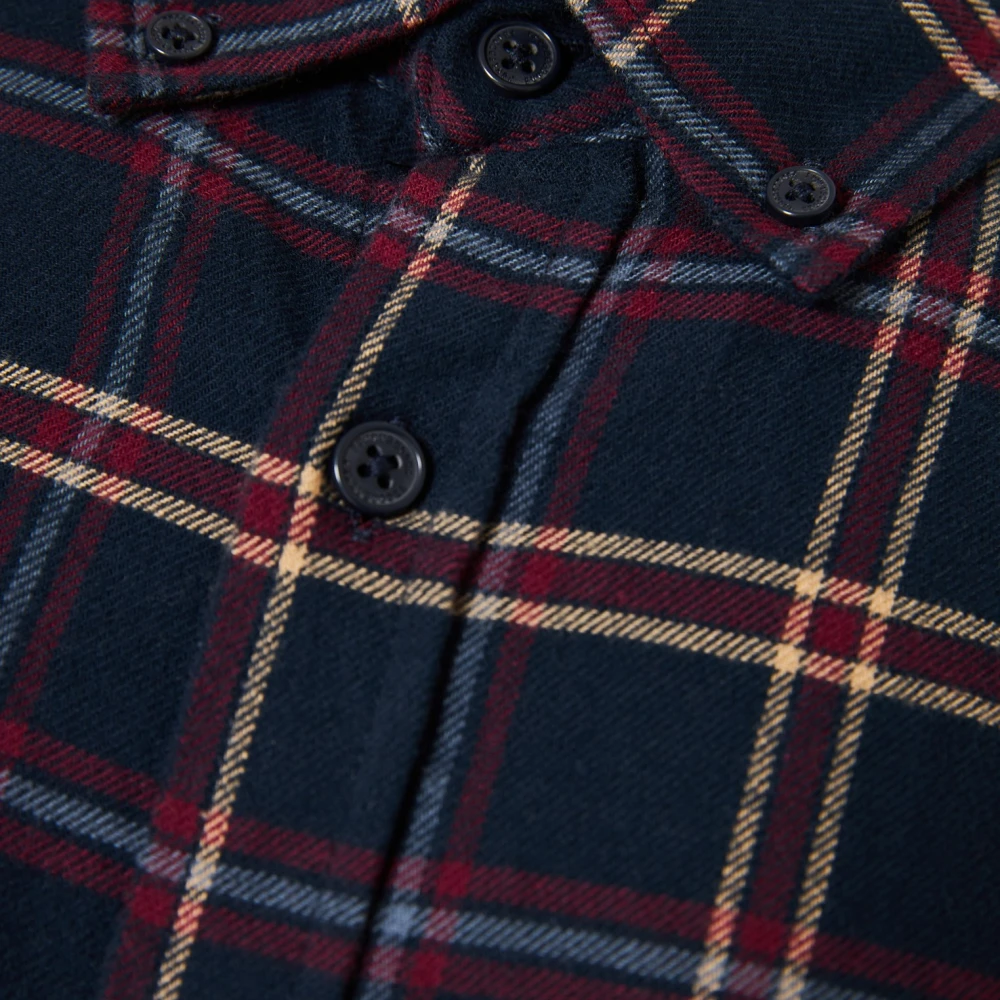 FUNKY BUDDHA Ανδρικό καρό flannel πουκάμισο