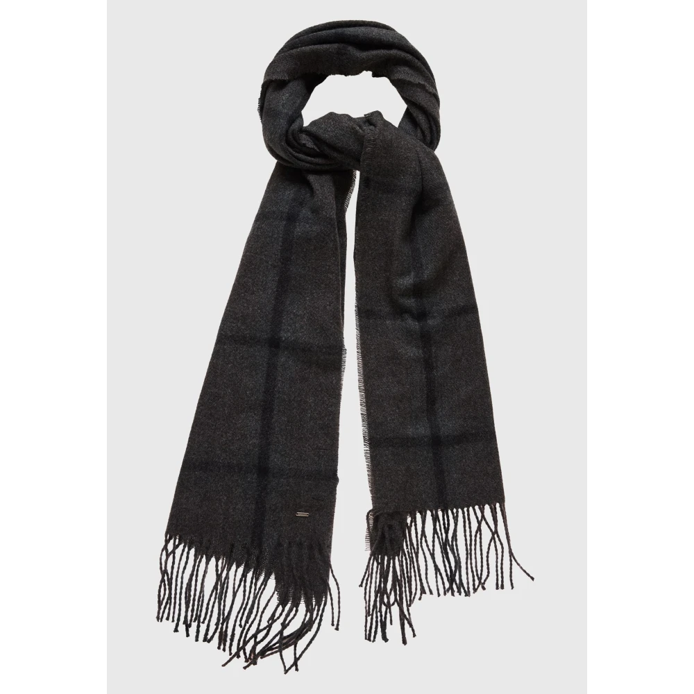 FUNKY BUDDHA Ανδρικό καρό κασκόλ