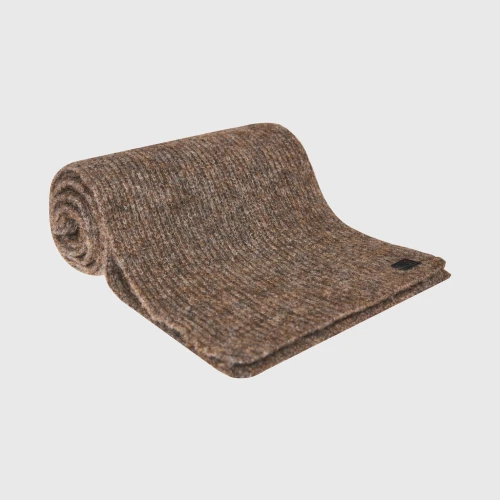 FUNKY BUDDHA Ανδρικό κασκόλ σε μελανζέ πλέξη