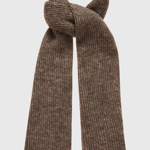 FUNKY BUDDHA Ανδρικό κασκόλ σε μελανζέ πλέξη