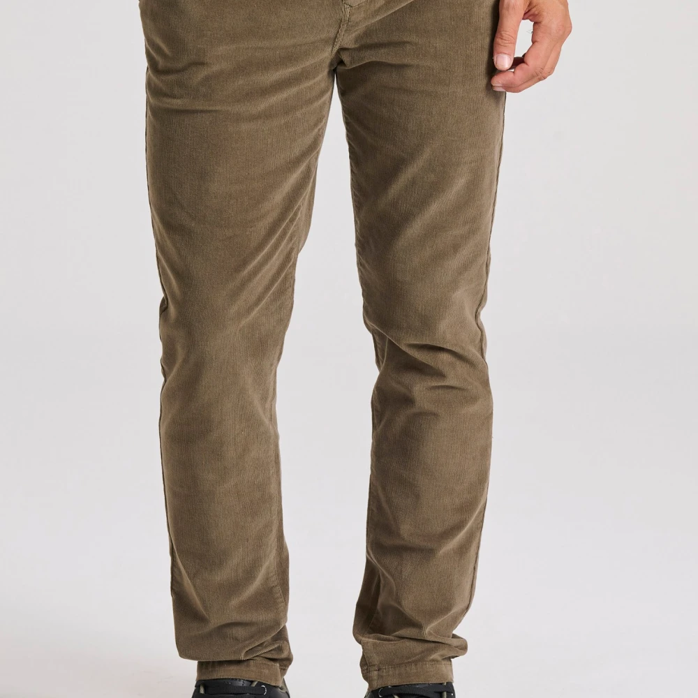 FUNKY BUDDHA Ανδρικό κοτλέ chino παντελόνι