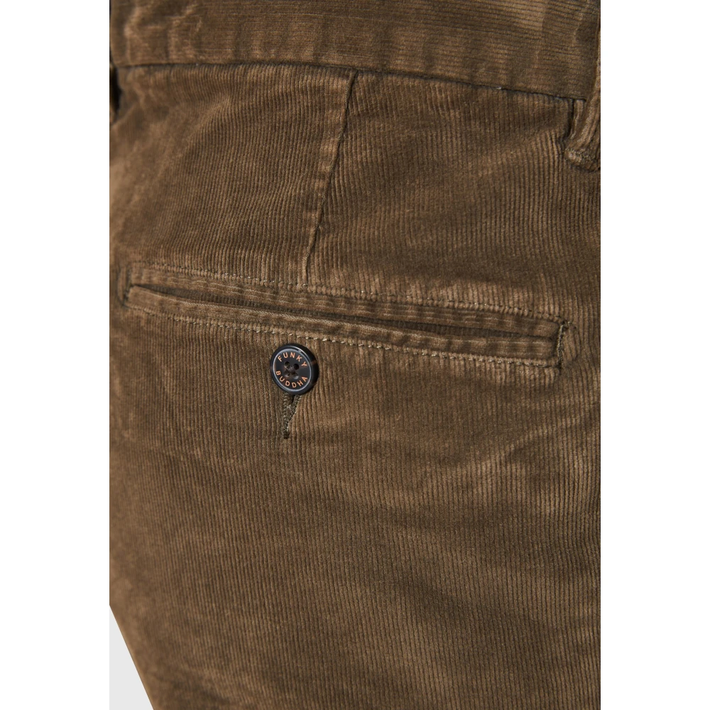 FUNKY BUDDHA Ανδρικό κοτλέ chino παντελόνι