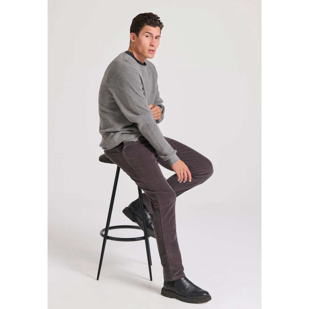 FUNKY BUDDHA Ανδρικό κοτλέ chino παντελόνι