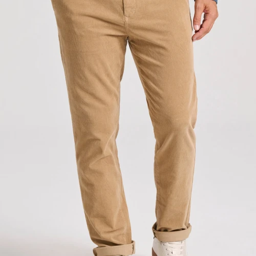 FUNKY BUDDHA Ανδρικό κοτλέ chino παντελόνι