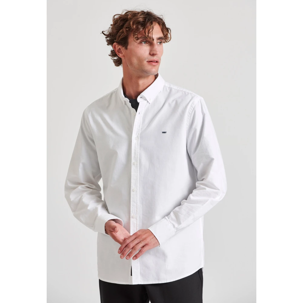 FUNKY BUDDHA Ανδρικό πουκάμισο με κεντημένο logo - The essentia