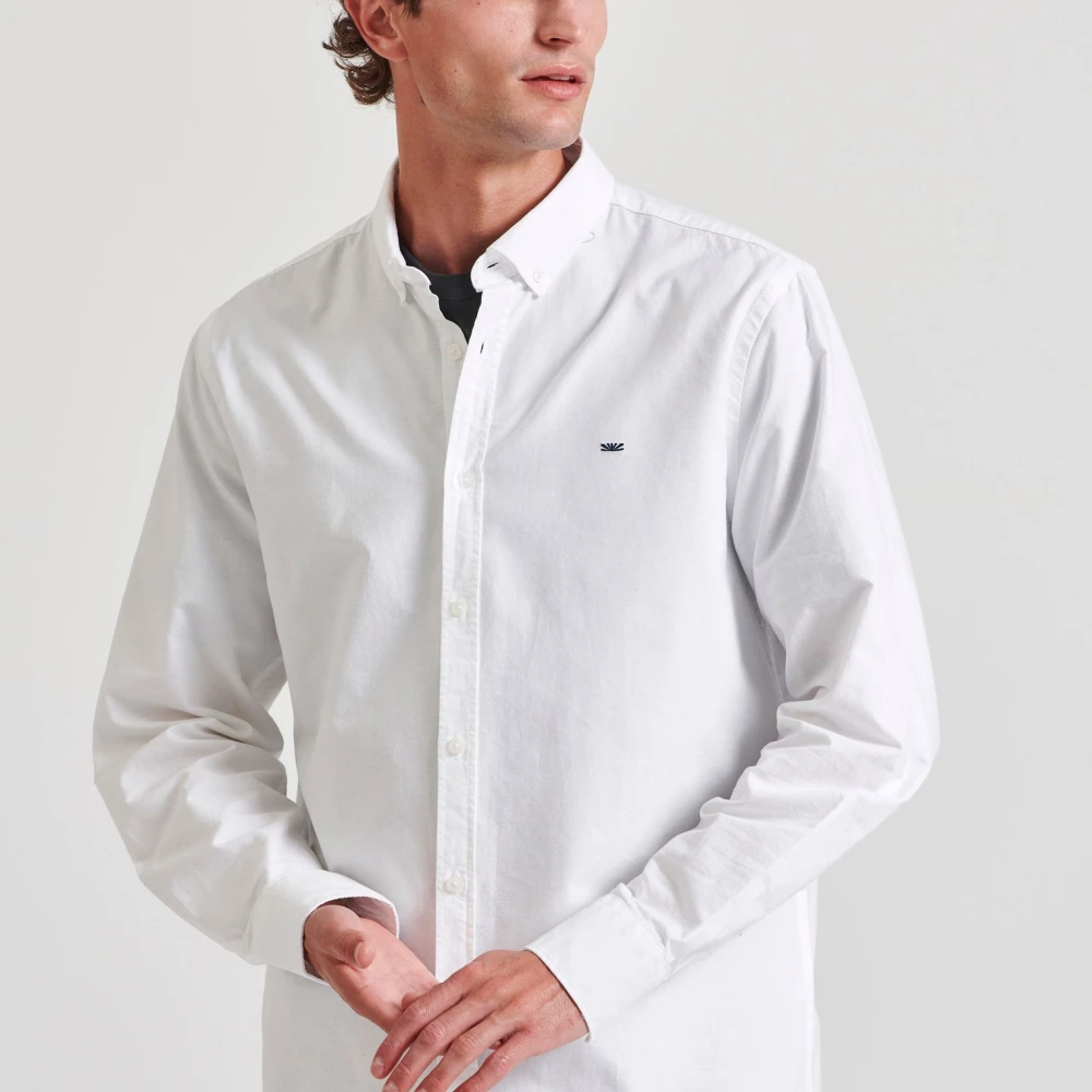 FUNKY BUDDHA Ανδρικό πουκάμισο με κεντημένο logo - The essentia