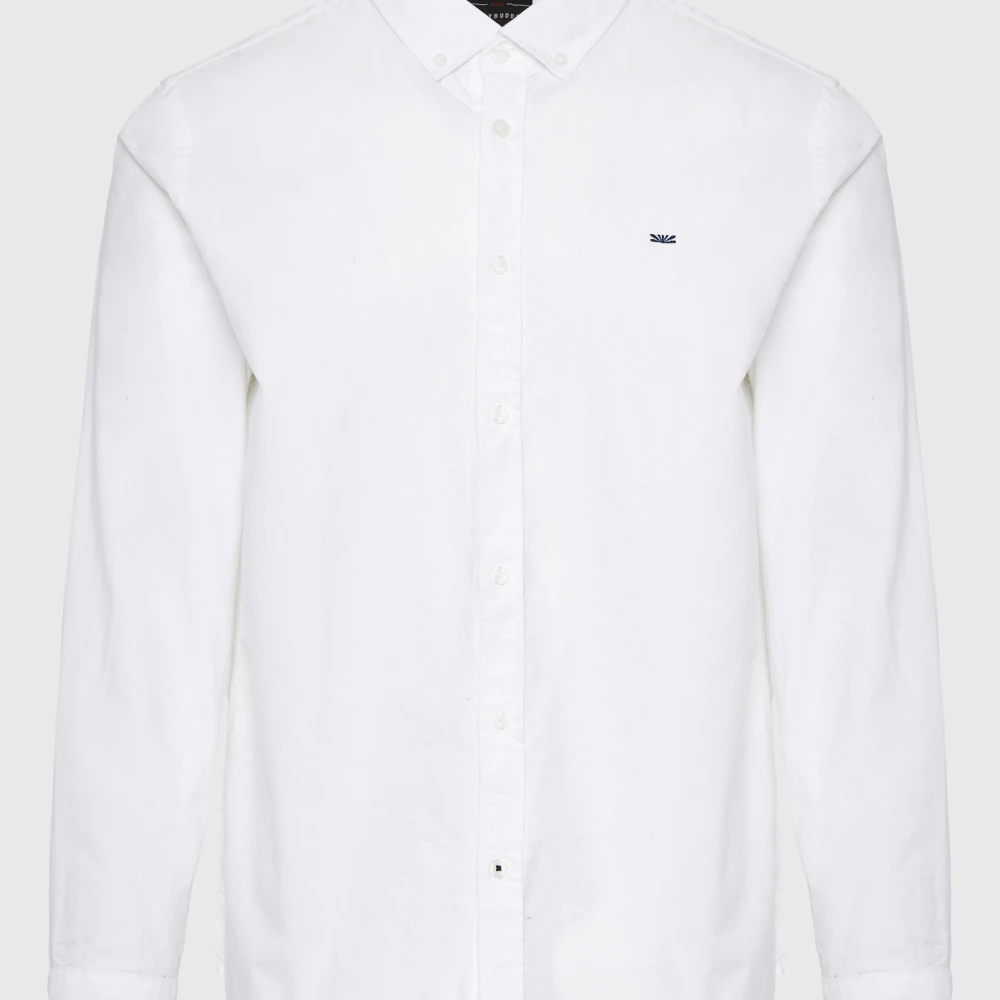 FUNKY BUDDHA Ανδρικό πουκάμισο με κεντημένο logo - The essentia