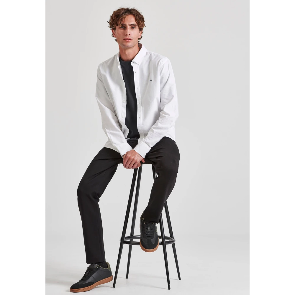 FUNKY BUDDHA Ανδρικό πουκάμισο με κεντημένο logo - The essentia