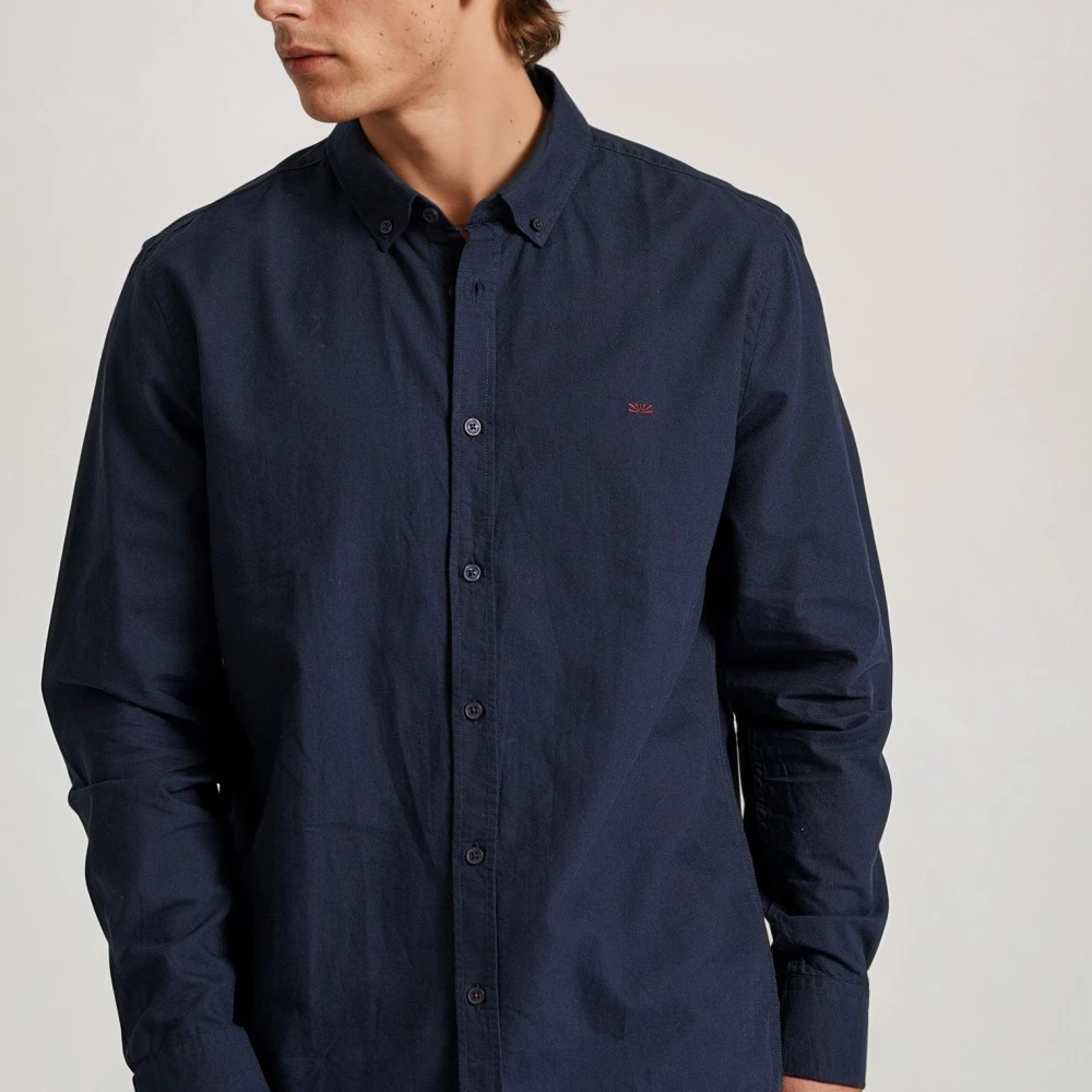 FUNKY BUDDHA Ανδρικό πουκάμισο με κεντημένο logo - The essentia