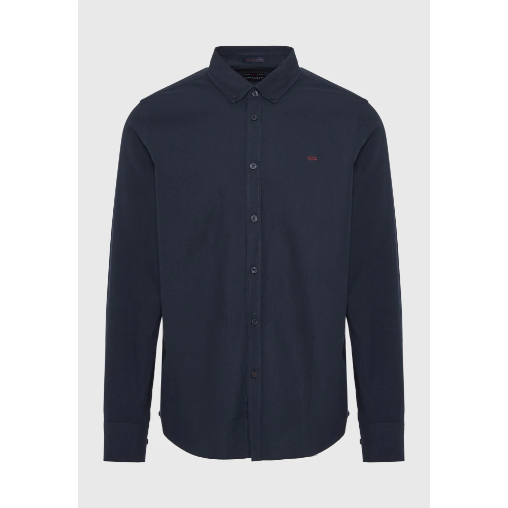 FUNKY BUDDHA Ανδρικό πουκάμισο με κεντημένο logo - The essentia