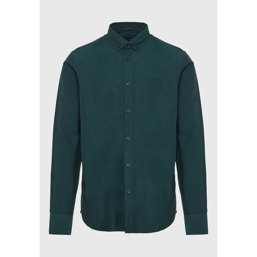 FUNKY BUDDHA Ανδρικό πουκάμισο με κεντημένο logo - The essentia