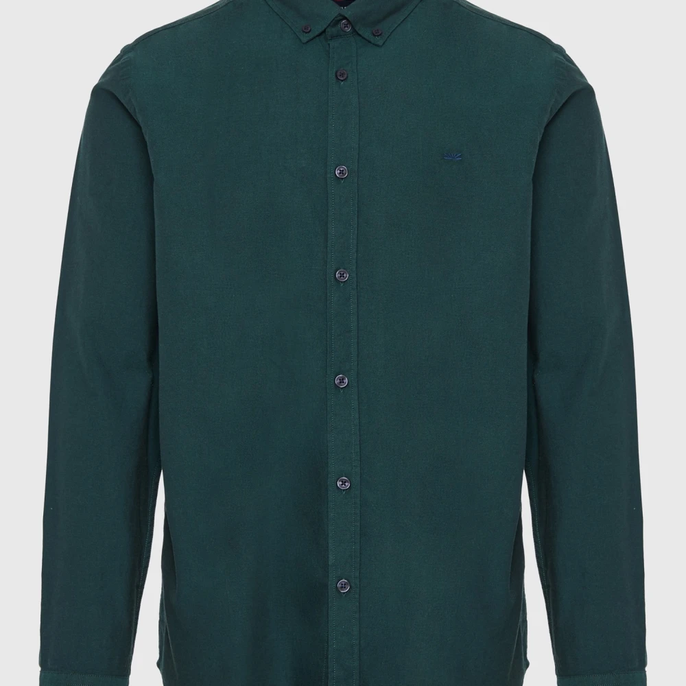 FUNKY BUDDHA Ανδρικό πουκάμισο με κεντημένο logo - The essentia