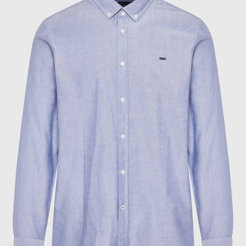 FUNKY BUDDHA Ανδρικό πουκάμισο με κεντημένο logo - The essentia