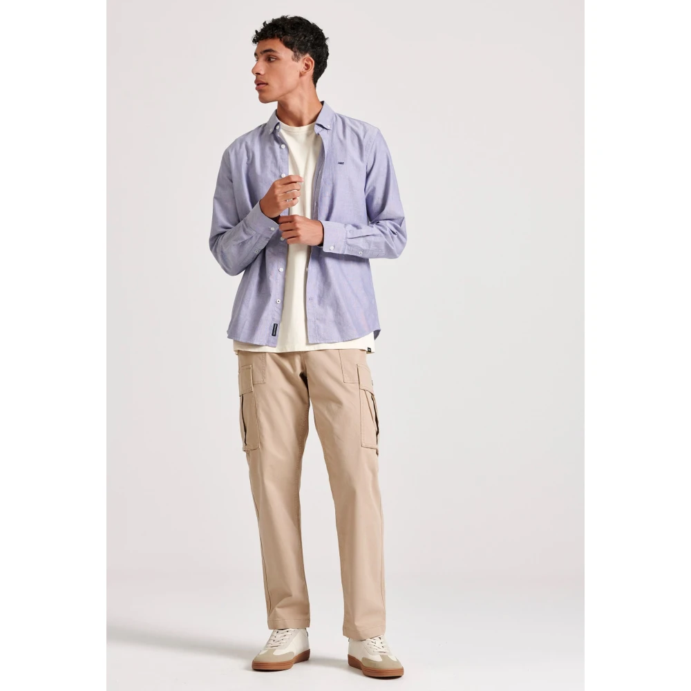 FUNKY BUDDHA Ανδρικό πουκάμισο με κεντημένο logo - The essentia