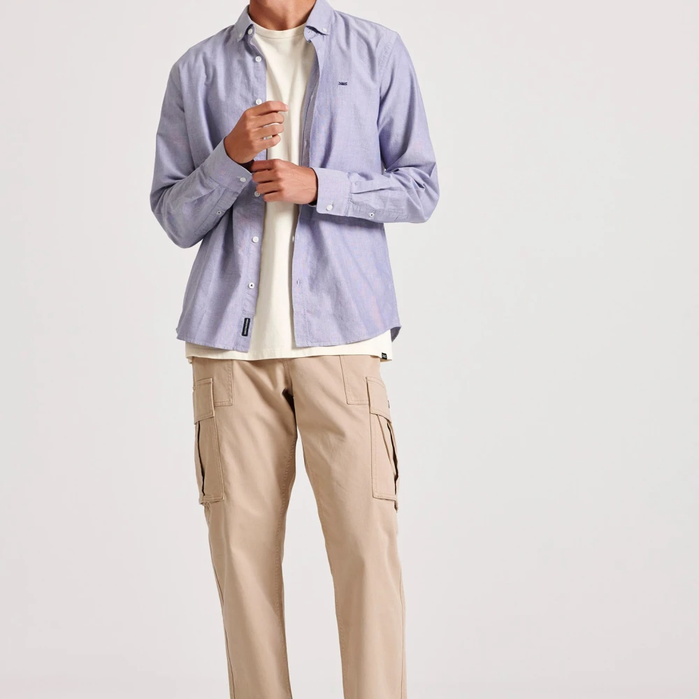 FUNKY BUDDHA Ανδρικό πουκάμισο με κεντημένο logo - The essentia