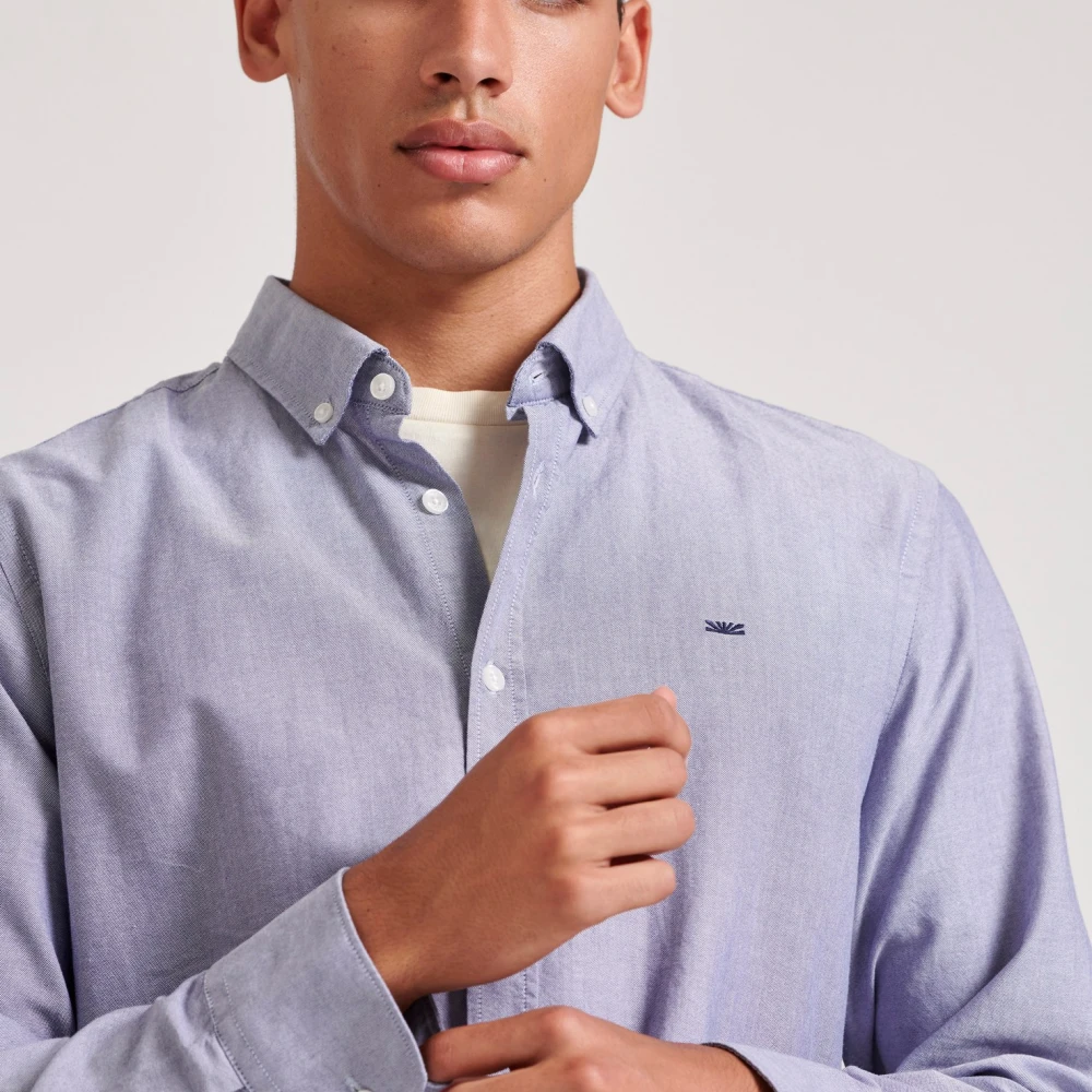 FUNKY BUDDHA Ανδρικό πουκάμισο με κεντημένο logo - The essentia