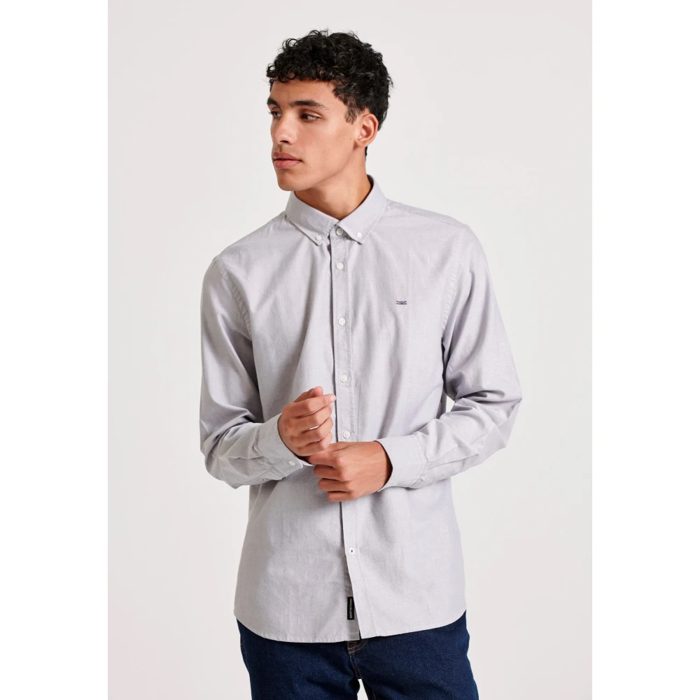 FUNKY BUDDHA Ανδρικό πουκάμισο με κεντημένο logo - The essentia