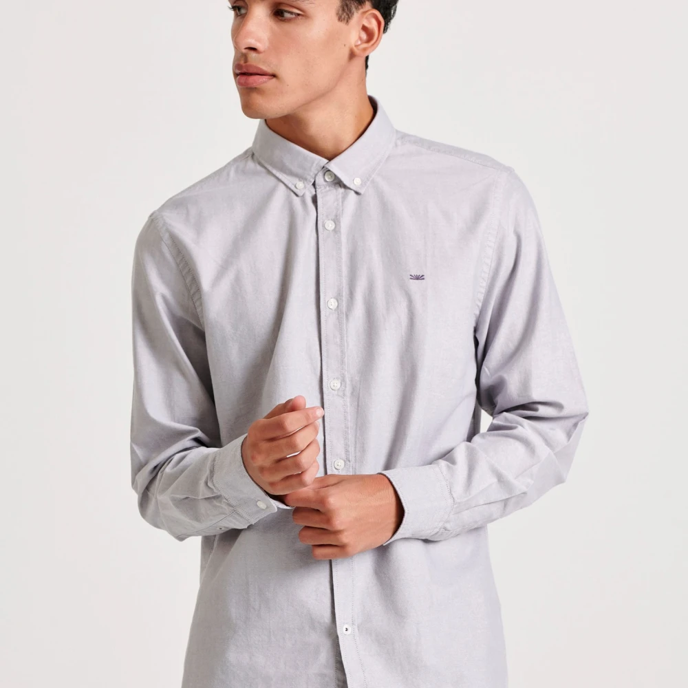 FUNKY BUDDHA Ανδρικό πουκάμισο με κεντημένο logo - The essentia