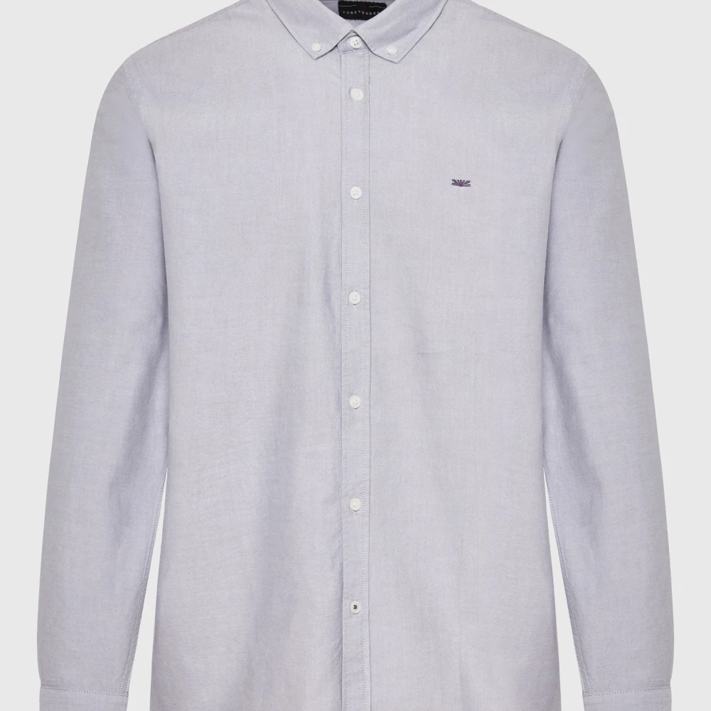 FUNKY BUDDHA Ανδρικό πουκάμισο με κεντημένο logo - The essentia