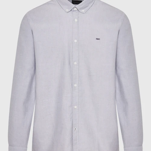 FUNKY BUDDHA Ανδρικό πουκάμισο με κεντημένο logo - The essentia