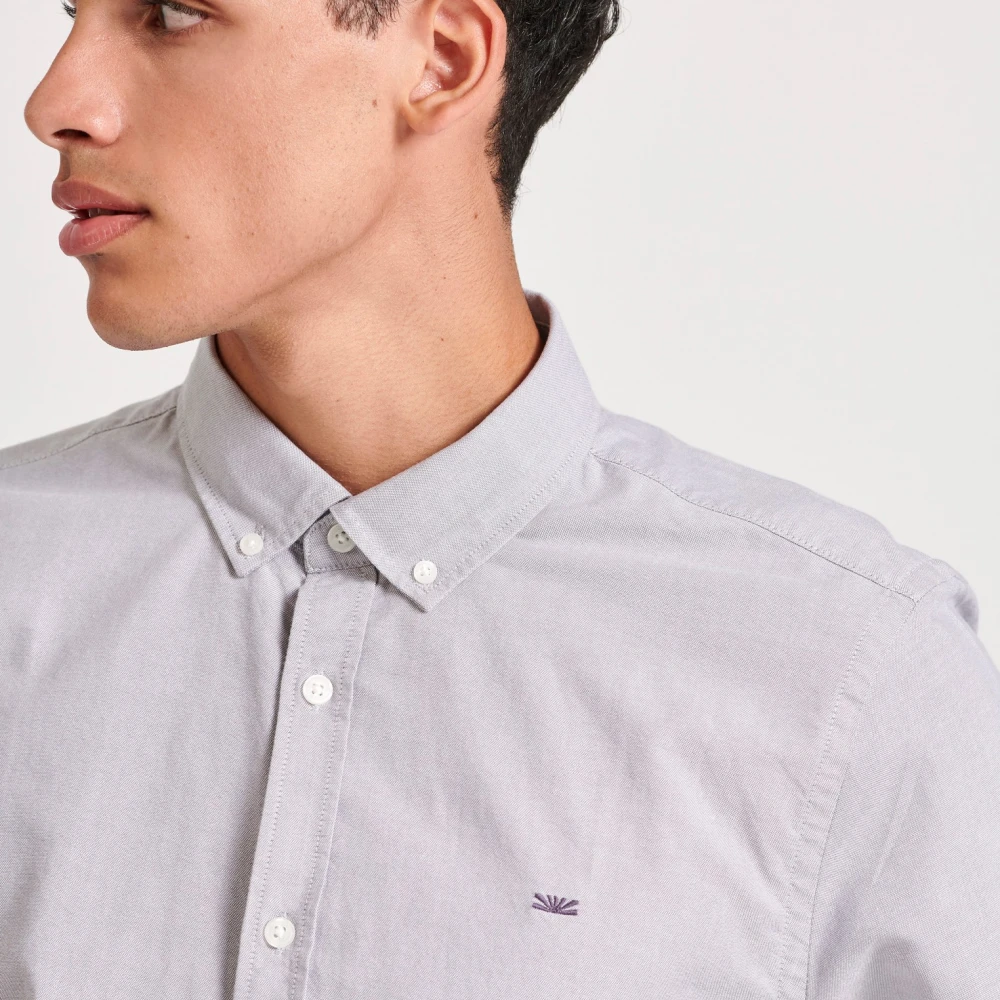 FUNKY BUDDHA Ανδρικό πουκάμισο με κεντημένο logo - The essentia