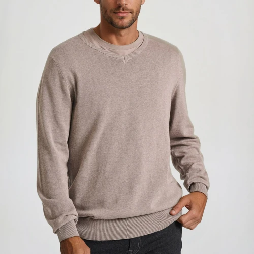FUNKY BUDDHA Ανδρικό πουλόβερ με V λαιμόκοψη - The essentials