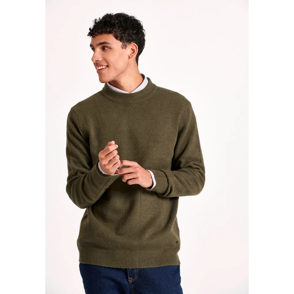 FUNKY BUDDHA Ανδρικό πουλόβερ με στρογγυλή λαιμόκοψη