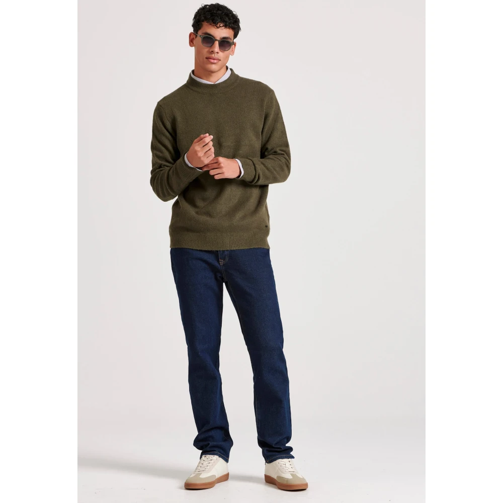 FUNKY BUDDHA Ανδρικό πουλόβερ με στρογγυλή λαιμόκοψη