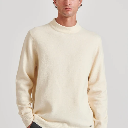 FUNKY BUDDHA Ανδρικό πουλόβερ με στρογγυλή λαιμόκοψη