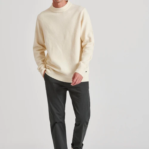 FUNKY BUDDHA Ανδρικό πουλόβερ με στρογγυλή λαιμόκοψη