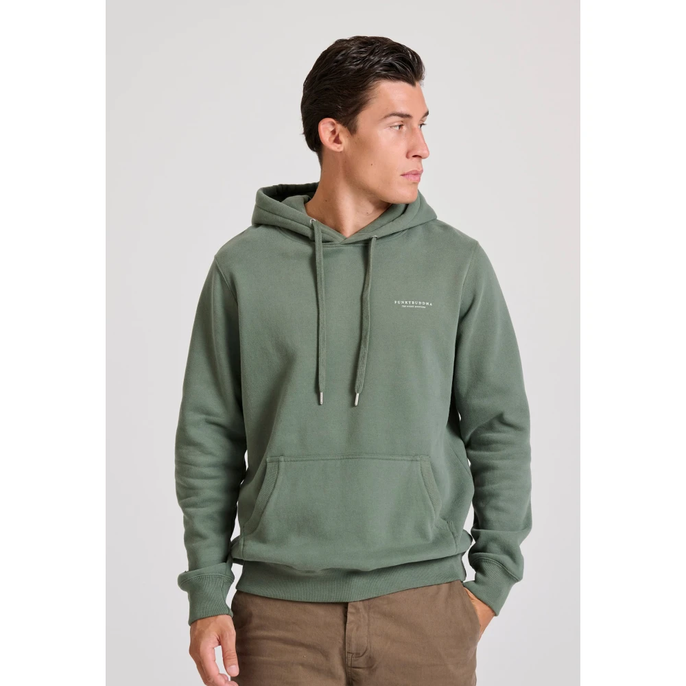 FUNKY BUDDHA Ανδρικό φούτερ με κουκούλα - The essentials