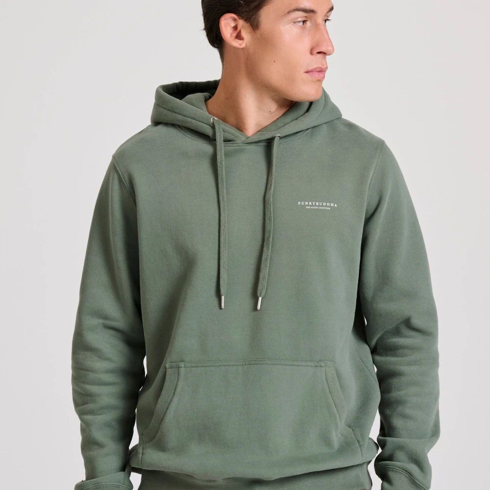 FUNKY BUDDHA Ανδρικό φούτερ με κουκούλα - The essentials