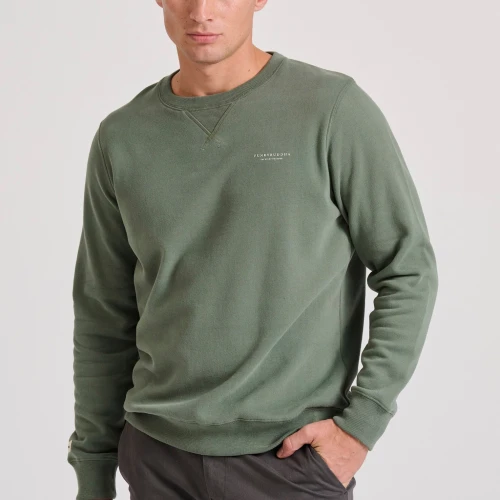 FUNKY BUDDHA Ανδρικό φούτερ με τυπωμένο logo - The essentials