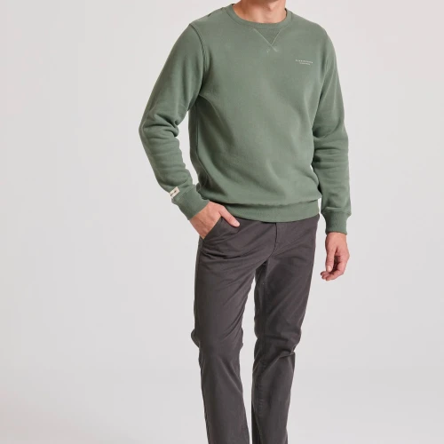 FUNKY BUDDHA Ανδρικό φούτερ με τυπωμένο logo - The essentials