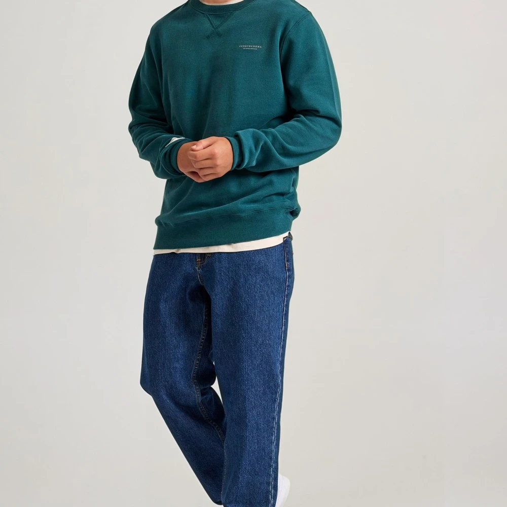 FUNKY BUDDHA Ανδρικό φούτερ με τυπωμένο logo - The essentials