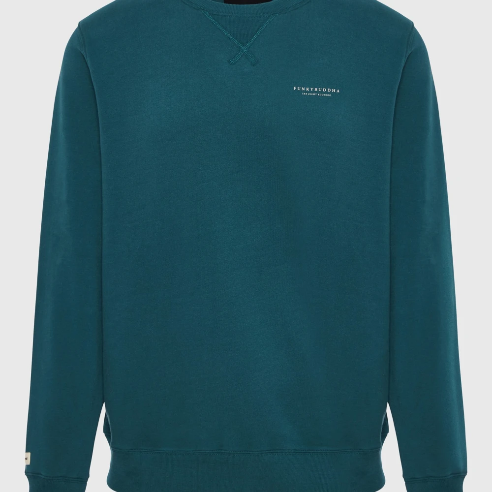 FUNKY BUDDHA Ανδρικό φούτερ με τυπωμένο logo - The essentials