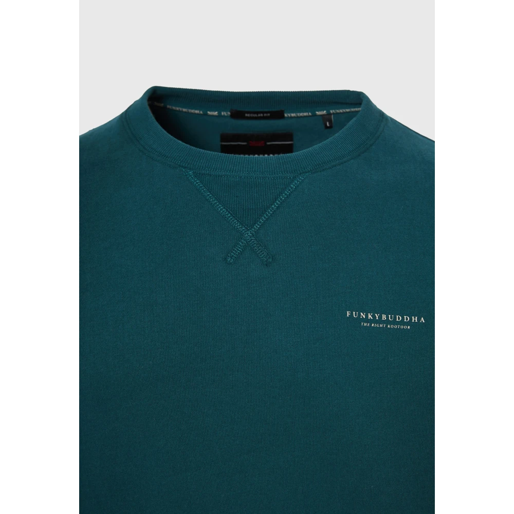 FUNKY BUDDHA Ανδρικό φούτερ με τυπωμένο logo - The essentials